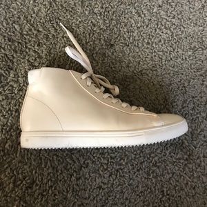 Clae - bradly mid ecru leather